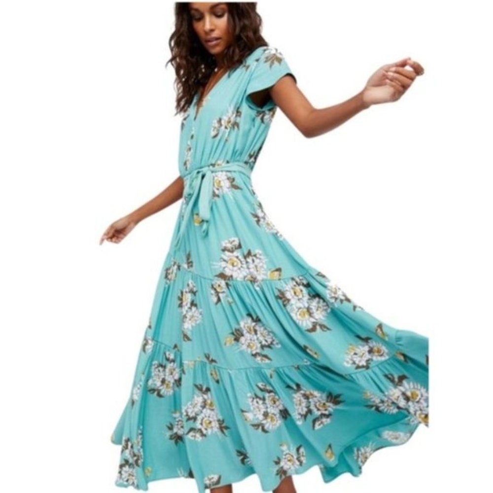 Free People All I Got Maxi Dress Size 0